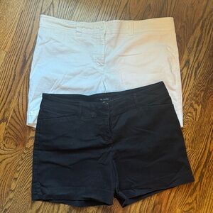Set size 12 Black and White Women's Shorts black limited white Jones New York